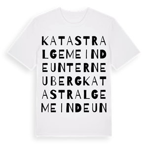 Katastralgemeinde Unterneuberg ordlek t-shirt – ekologisk bomull t-shirt från Pinshirt