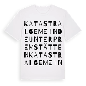Katastralgemeinde Unterpremstätten ordlek t-shirt – ekologisk bomull t-shirt från Pinshirt