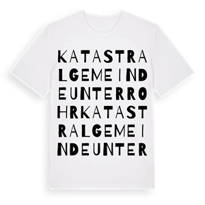 Katastralgemeinde Unterrohr ordlek t-shirt – ekologisk bomull t-shirt från Pinshirt