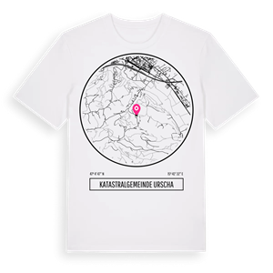 Katastralgemeinde Urscha t-shirt – ekologisk bomull t-shirt från Pinshirt