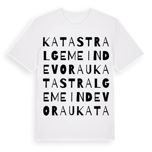 Katastralgemeinde Vorau ordlek t-shirt – ekologisk bomull t-shirt från Pinshirt