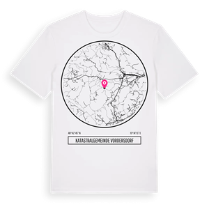Katastralgemeinde Vordersdorf t-shirt – ekologisk bomull t-shirt från Pinshirt