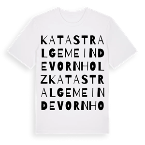 Katastralgemeinde Vornholz ordlek t-shirt – ekologisk bomull t-shirt från Pinshirt