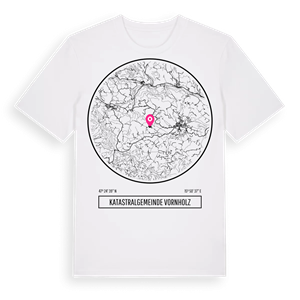 Katastralgemeinde Vornholz t-shirt – ekologisk bomull t-shirt från Pinshirt