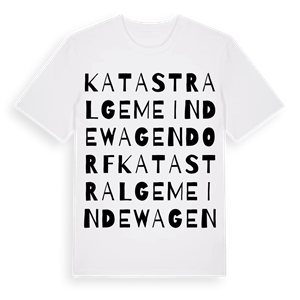 Katastralgemeinde Wagendorf ordlek t-shirt – ekologisk bomull t-shirt från Pinshirt