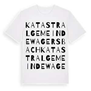 Katastralgemeinde Wagersbach ordlek t-shirt – ekologisk bomull t-shirt från Pinshirt