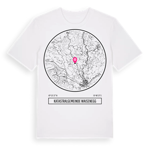Katastralgemeinde Waisenegg t-shirt – ekologisk bomull t-shirt från Pinshirt