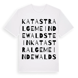 Katastralgemeinde Waldstein ordlek t-shirt – ekologisk bomull t-shirt från Pinshirt