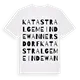 Katastralgemeinde Wannersdorf ordlek t-shirt