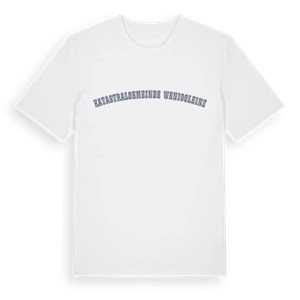 Katastralgemeinde Weniggleinz college t-shirt – ekologisk bomull t-shirt från Pinshirt