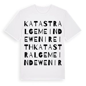 Katastralgemeinde Wenireith ordlek t-shirt – ekologisk bomull t-shirt från Pinshirt