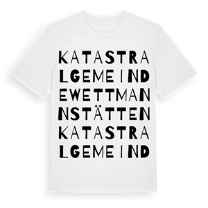 Katastralgemeinde Wettmannstätten ordlek t-shirt – ekologisk bomull t-shirt från Pinshirt