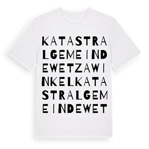 Katastralgemeinde Wetzawinkel ordlek t-shirt – ekologisk bomull t-shirt från Pinshirt