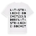Katastralgemeinde Wetzelsdorf ordlek t-shirt