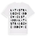 Katastralgemeinde Wiel St. Anna ordlek t-shirt