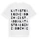 Katastralgemeinde Wiel St. Anna ordlek t-shirt