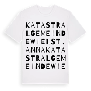 Katastralgemeinde Wiel St. Anna ordlek t-shirt – ekologisk bomull t-shirt från Pinshirt