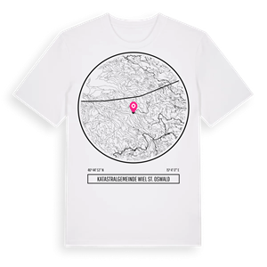 Katastralgemeinde Wiel St. Oswald t-shirt – ekologisk bomull t-shirt från Pinshirt
