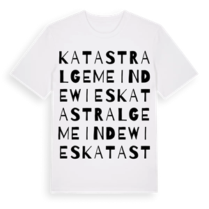Katastralgemeinde Wies ordlek t-shirt – ekologisk bomull t-shirt från Pinshirt