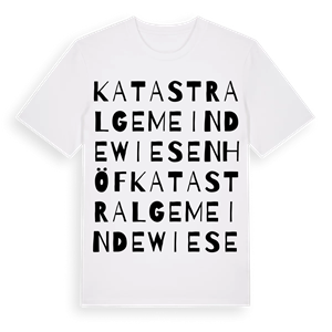 Katastralgemeinde Wiesenhöf ordlek t-shirt – ekologisk bomull t-shirt från Pinshirt