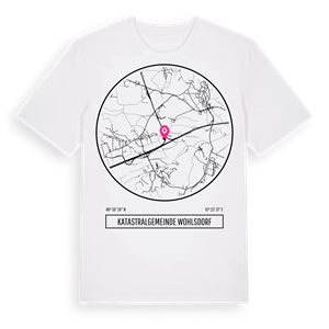 Katastralgemeinde Wohlsdorf t-shirt – ekologisk bomull t-shirt från Pinshirt