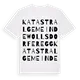 Katastralgemeinde Wollsdorferegg ordlek t-shirt