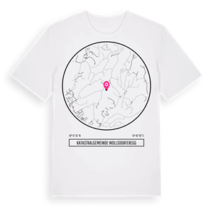 Katastralgemeinde Wollsdorferegg t-shirt – ekologisk bomull t-shirt från Pinshirt