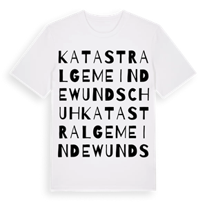 Katastralgemeinde Wundschuh ordlek t-shirt – ekologisk bomull t-shirt från Pinshirt