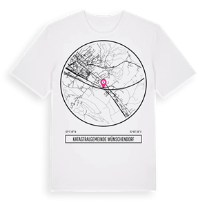 Katastralgemeinde Wünschendorf t-shirt – ekologisk bomull t-shirt från Pinshirt