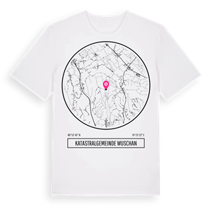 Katastralgemeinde Wuschan t-shirt – ekologisk bomull t-shirt från Pinshirt