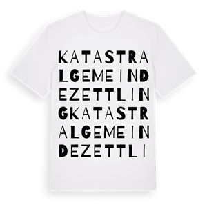Katastralgemeinde Zettling ordlek t-shirt – ekologisk bomull t-shirt från Pinshirt