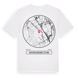 Katastralgemeinde Zettling t-shirt – ekologisk bomull t-shirt från Pinshirt
