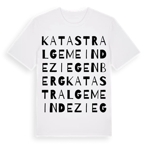 Katastralgemeinde Ziegenberg ordlek t-shirt – ekologisk bomull t-shirt från Pinshirt