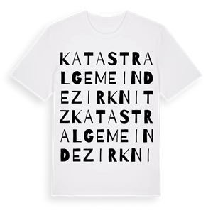 Katastralgemeinde Zirknitz ordlek t-shirt – ekologisk bomull t-shirt från Pinshirt