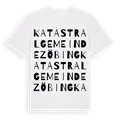 Katastralgemeinde Zöbing ordlek t-shirt