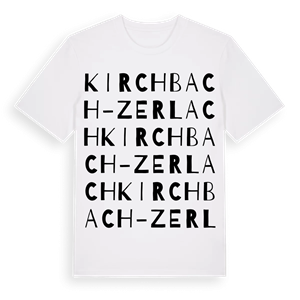 Kirchbach-Zerlach ordlek t-shirt – ekologisk bomull t-shirt från Pinshirt
