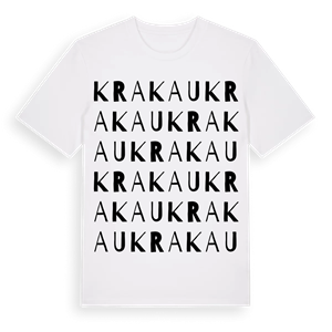 Krakau ordlek t-shirt – ekologisk bomull t-shirt från Pinshirt