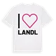 Jag älskar Landl t-shirt stort tryck