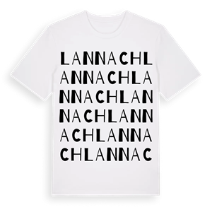 Lannach ordlek t-shirt – ekologisk bomull t-shirt från Pinshirt