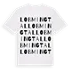 Lobmingtal ordlek t-shirt