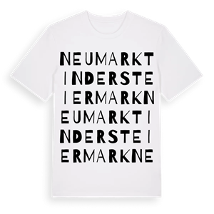 Neumarkt in der Steiermark ordlek t-shirt – ekologisk bomull t-shirt från Pinshirt
