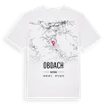 Obdach karta t-shirt