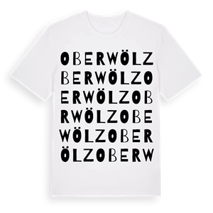Oberwölz ordlek t-shirt – ekologisk bomull t-shirt från Pinshirt