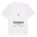 Österreich karta t-shirt