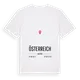 Österreich karta t-shirt