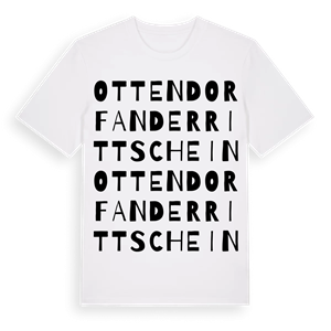 Ottendorf an der Rittschein ordlek t-shirt – ekologisk bomull t-shirt från Pinshirt