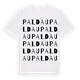 Paldau ordlek t-shirt