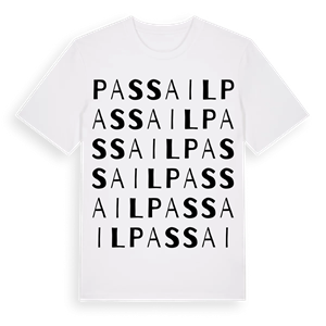Passail ordlek t-shirt – ekologisk bomull t-shirt från Pinshirt