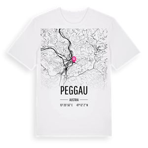 Peggau karta t-shirt – ekologisk bomull t-shirt från Pinshirt