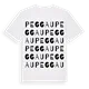 Peggau ordlek t-shirt